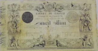 France 1.000 Francs, 1850 reverse