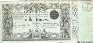 France 1.000 Francs, 1862 image