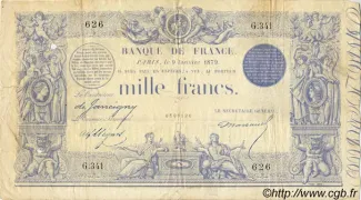 France 1.000 Francs, 1882 image