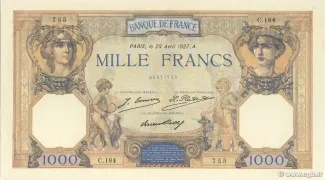 France 1.000 Francs, 1937 image