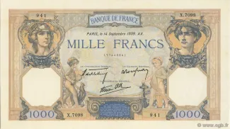 France 1.000 Francs, 1940 image