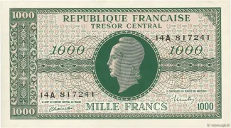 France 1.000 Francs, 1945 image