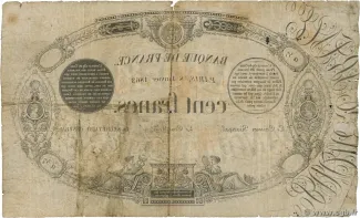 France 100 Francs, 1861-1863 reverse