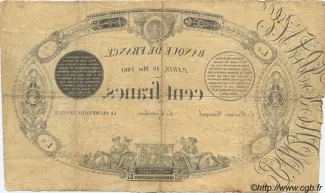 France 100 Francs, 1861 reverse