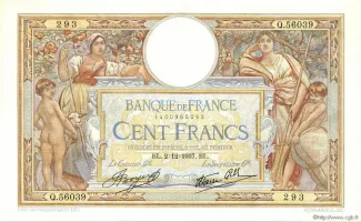 France 100 Francs, 1939 image