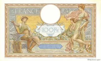 France 100 Francs, 1937-1939 reverse
