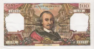 France 100 Francs, 1979 image