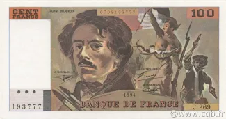 France 100 Francs, 1995 image