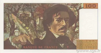 France 100 Francs, 1994-1995 reverse