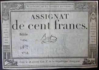 France 100 Francs, 1794 image