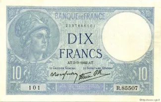 France 10 Francs, 1942 image