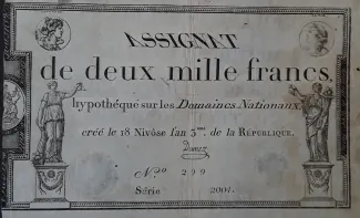 France 2.000 Francs, 1795 image