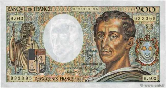 France 200 Francs, 1992 image