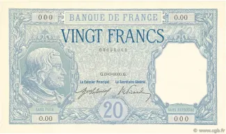 France 20 Francs, 1925 image