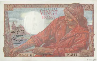 France 20 Francs, 1950 image