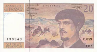 France 20 Francs, 1997 image