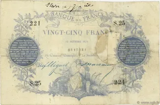 France 25 Francs, 1873 image