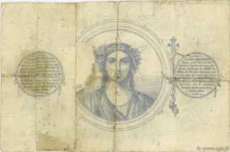 France 25 Francs, 1870-1873 reverse