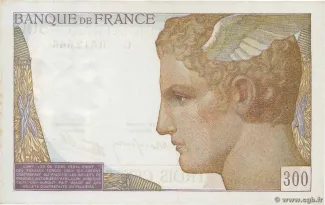France 300 Francs, 1938-1939 reverse