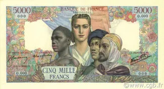 France 5.000 Francs, 1947 image