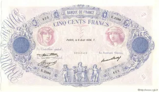 France 500 Francs, 1937 image