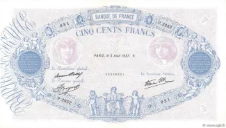 France 500 Francs, 1940 image