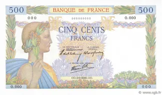 France 500 Francs, 1945 image