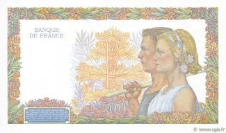 France 500 Francs, 1940-1944 (1940-1945) reverse