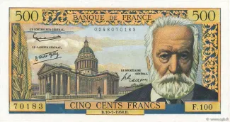 France 500 Francs, 1958 image