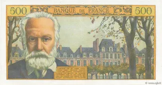 France 500 Francs, 1954-1958 reverse