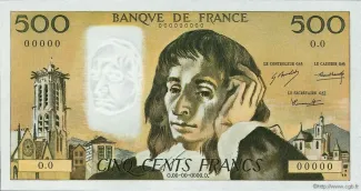 France 500 Francs, 1993 image