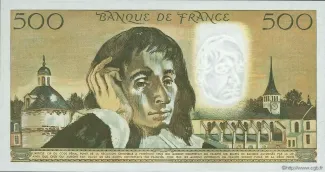 France 500 Francs, 1968-1993 reverse