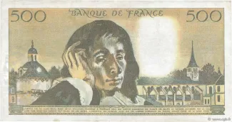 France 500 Francs, 1973-1992 reverse