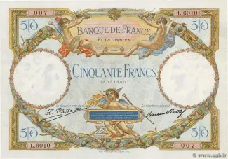 France 50 Francs, 1934 image