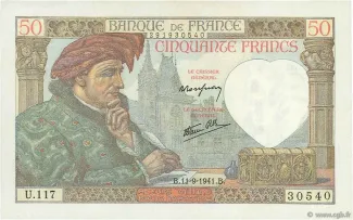 France 50 Francs, 1942 image