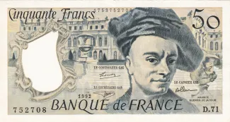 France 50 Francs, 1992 image
