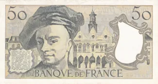 France 50 Francs, 1976-1992 reverse