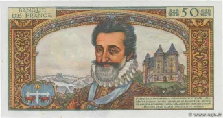 France 50 Nouveaux, 1959-1962 reverse