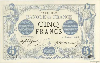France 5 Francs, 1874 image