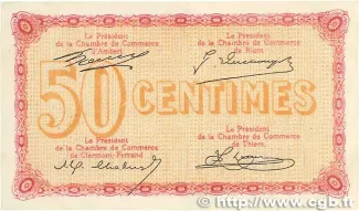 French notgeld 50 Centimes, 1918 reverse
