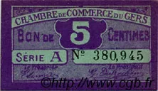French notgeld 5 Centimes,  image