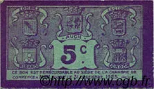 French notgeld 5 Centimes, reverse