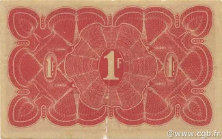 French Settlements of Oceania 1 Franc, 1920 reverse