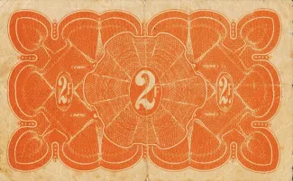 French Settlements of Oceania 2 Francs, 1920 reverse