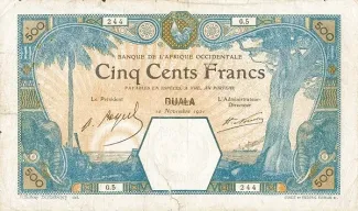 French West Africa 500 Francs, 1921