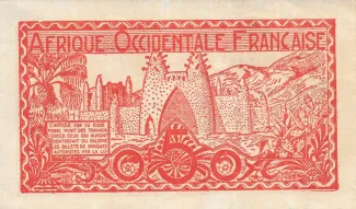 French West Africa 50 Centimes, 1944