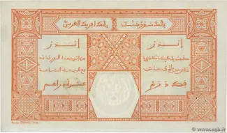 French West Africa 50 Francs, 1919-1929 reverse
