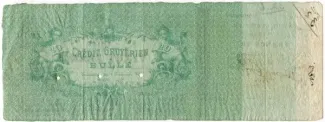 Fribourg 20 Francs, 1874 reverse