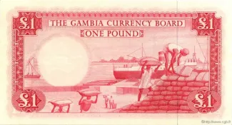 Gambia 1 Pound, 1965-1970 reverse