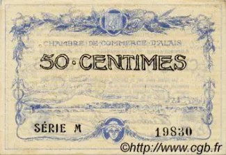 French notgeld 50 Centimes, 1916 image